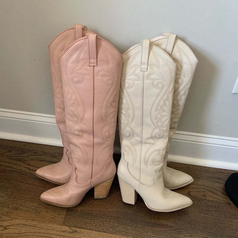 Steve Madden lasso boots PINK SOLD OUT